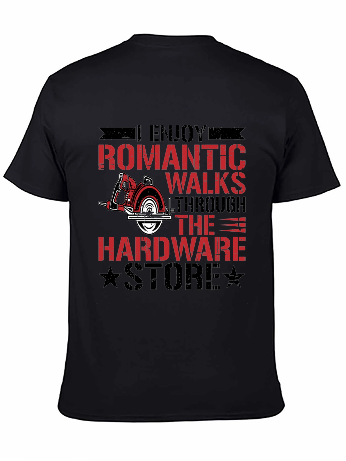 Romantic Walks Hardware Store Black T-Shirt