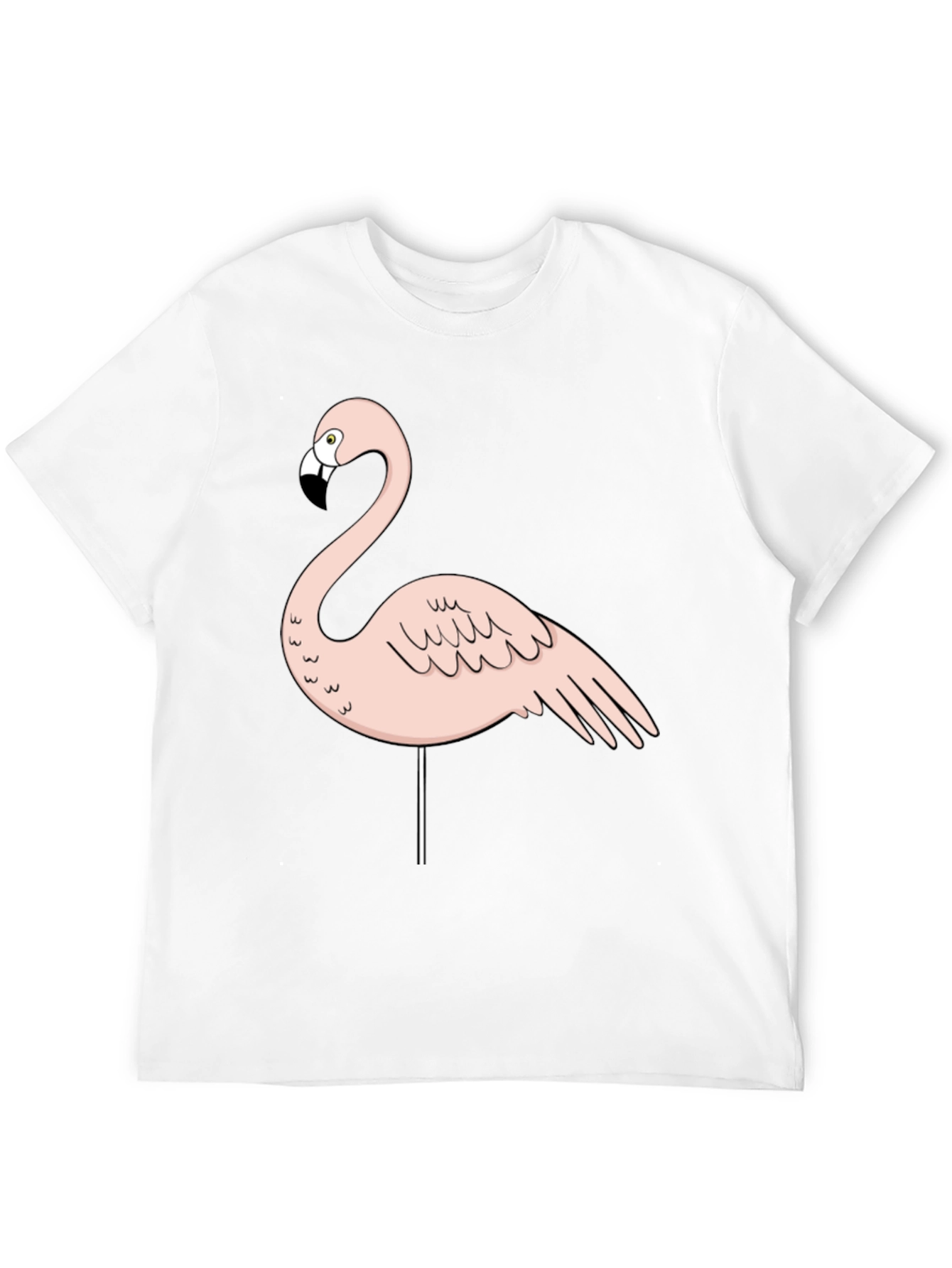 Flamingo Graphic Tee - Mens Black T-Shirt