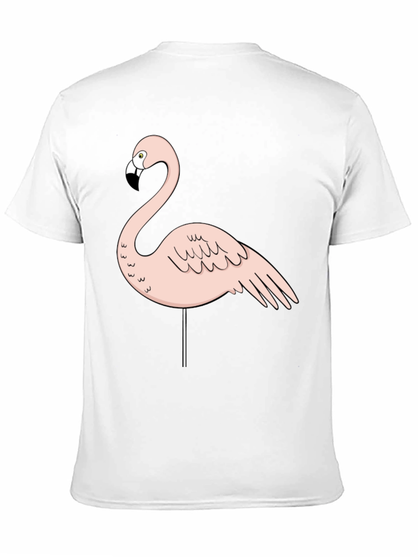 Flamingo Graphic Tee - Mens Black T-Shirt