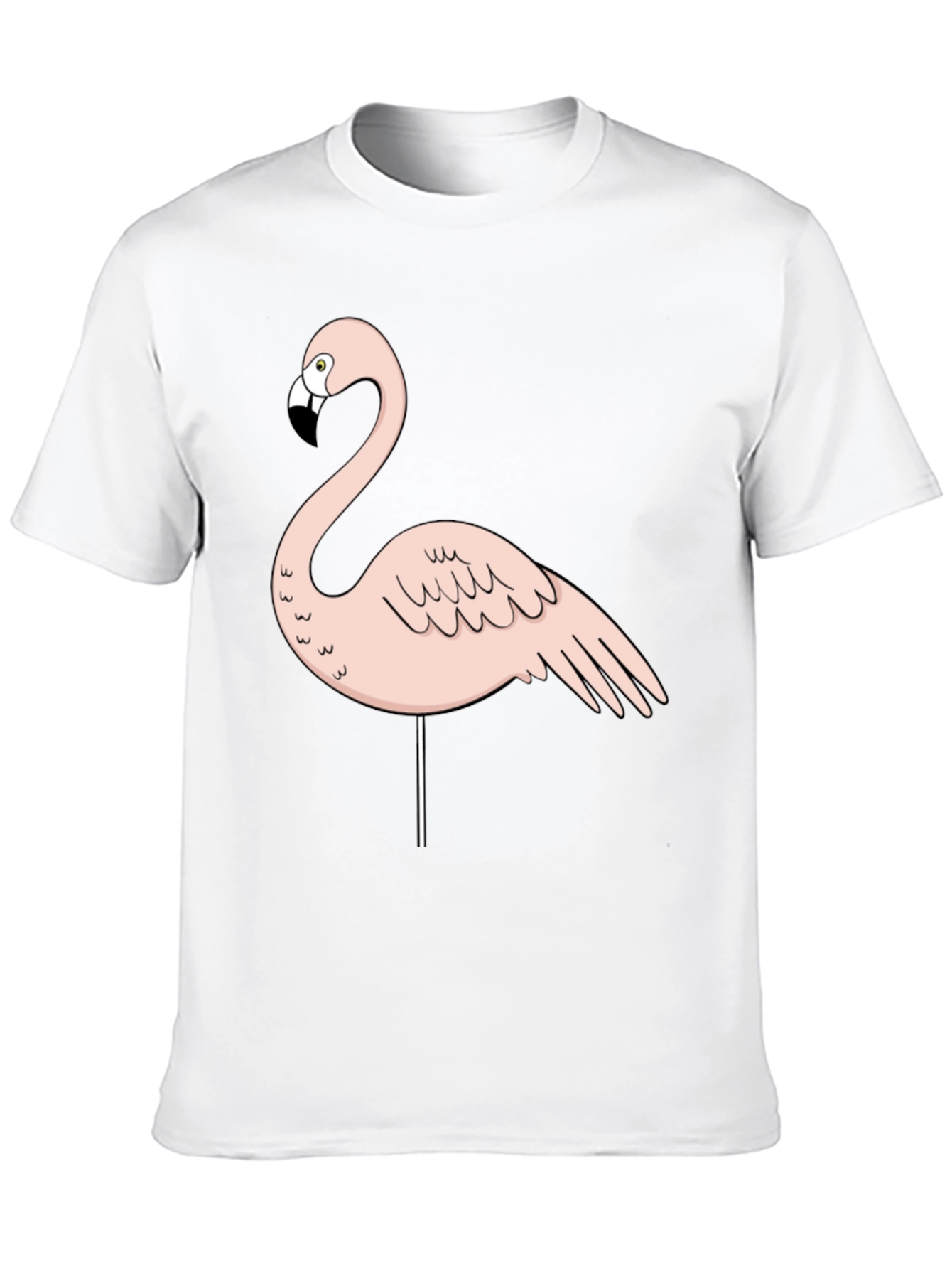 Flamingo Graphic Tee - Mens Black T-Shirt