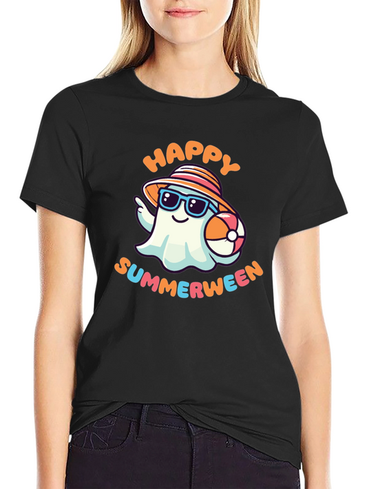 Happy Summerween Ghost T-Shirt