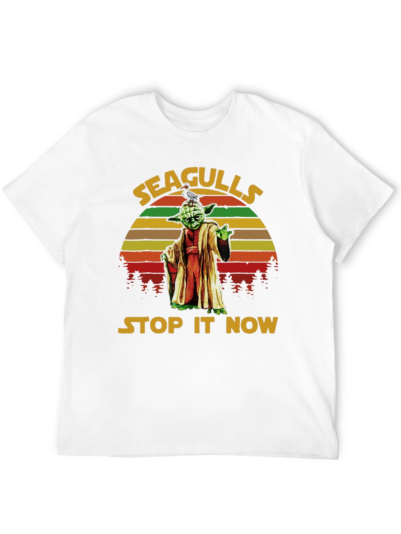 Seagulls Stop It Now Yoda T-Shirt