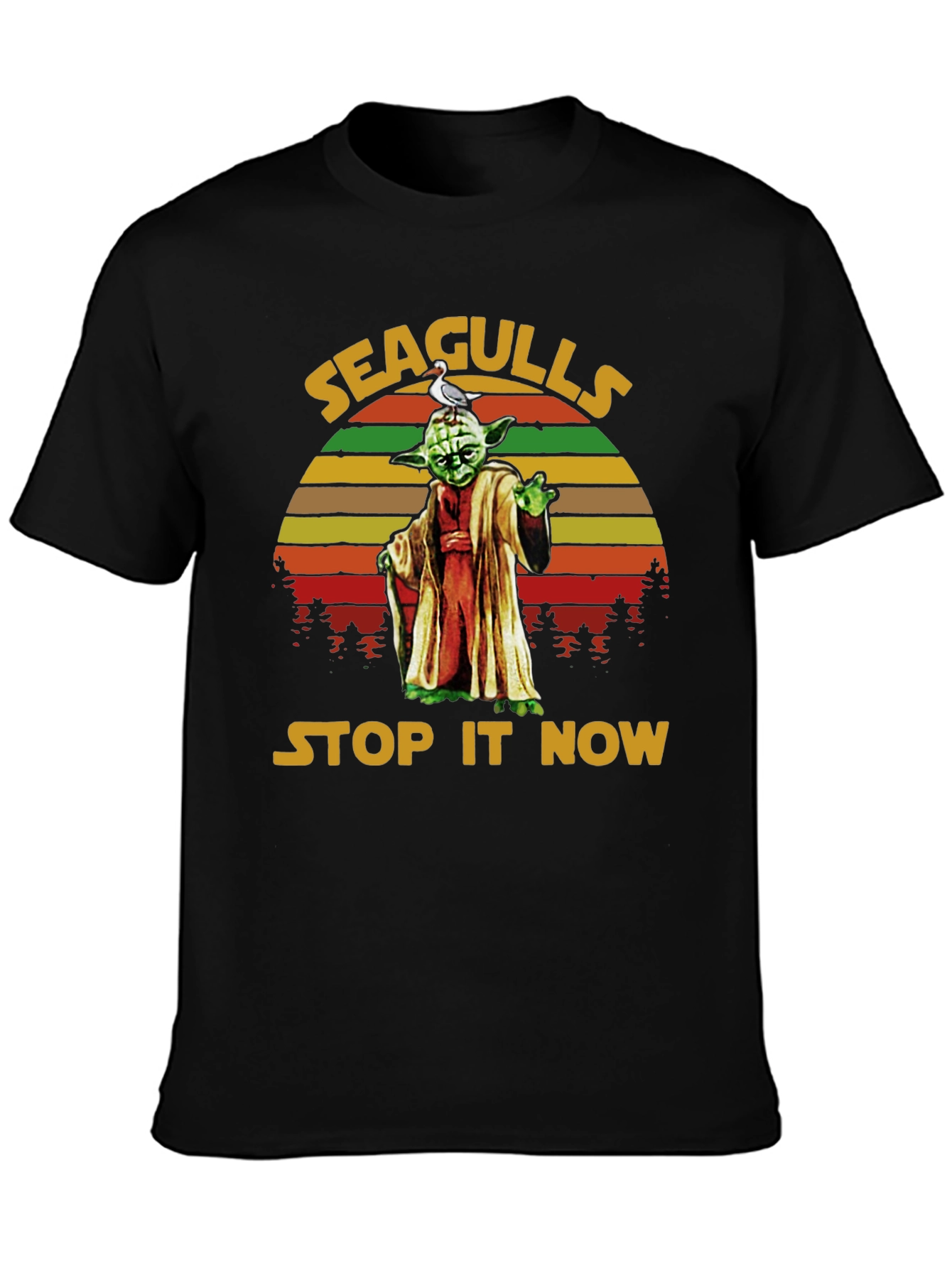 Seagulls Stop It Now Yoda T-Shirt