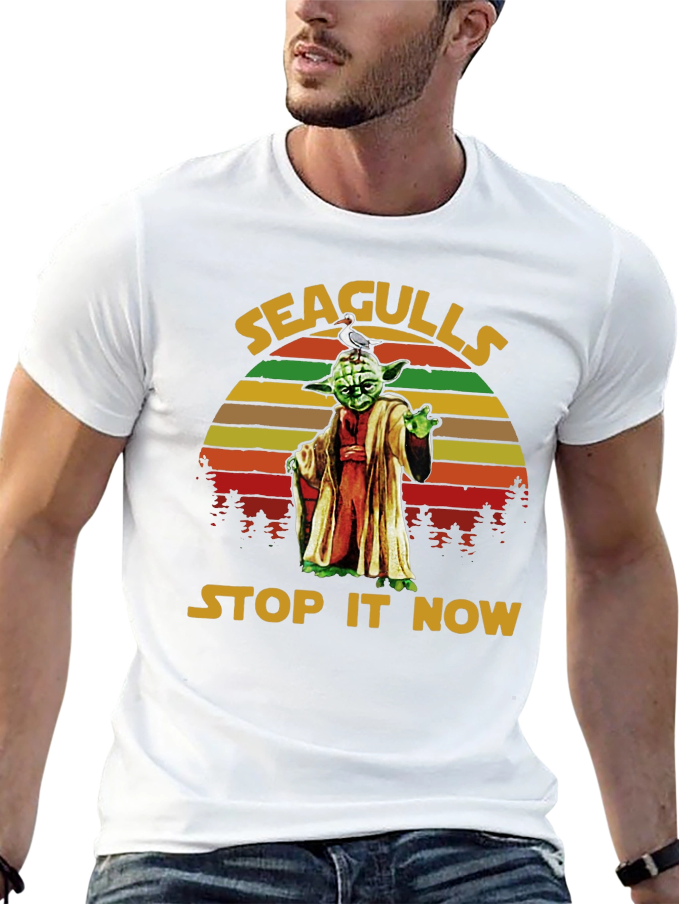 Seagulls Stop It Now Yoda T-Shirt
