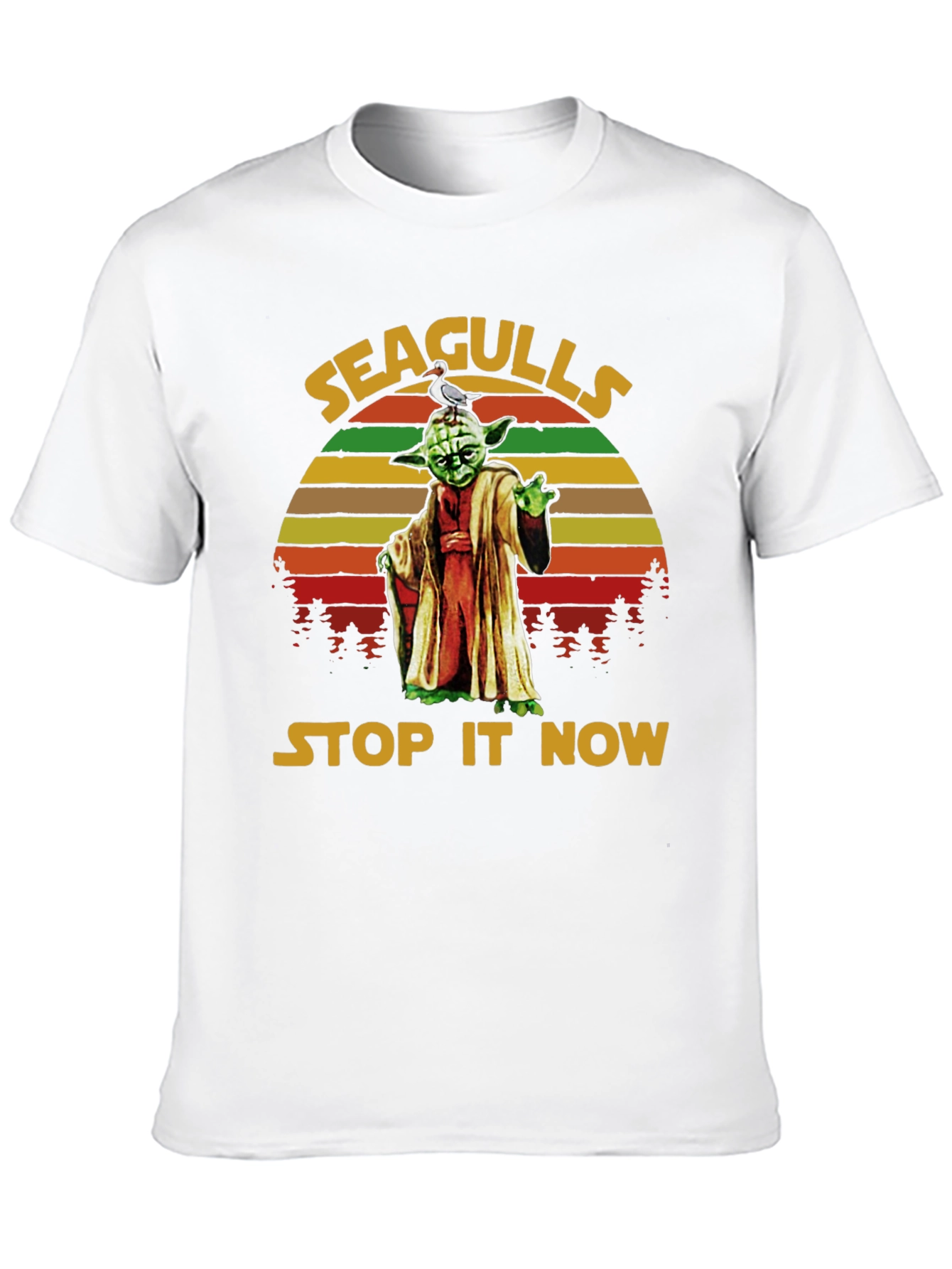 Seagulls Stop It Now Yoda T-Shirt