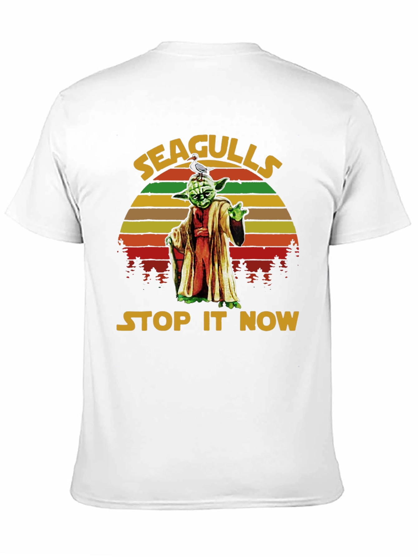 Seagulls Stop It Now Yoda T-Shirt