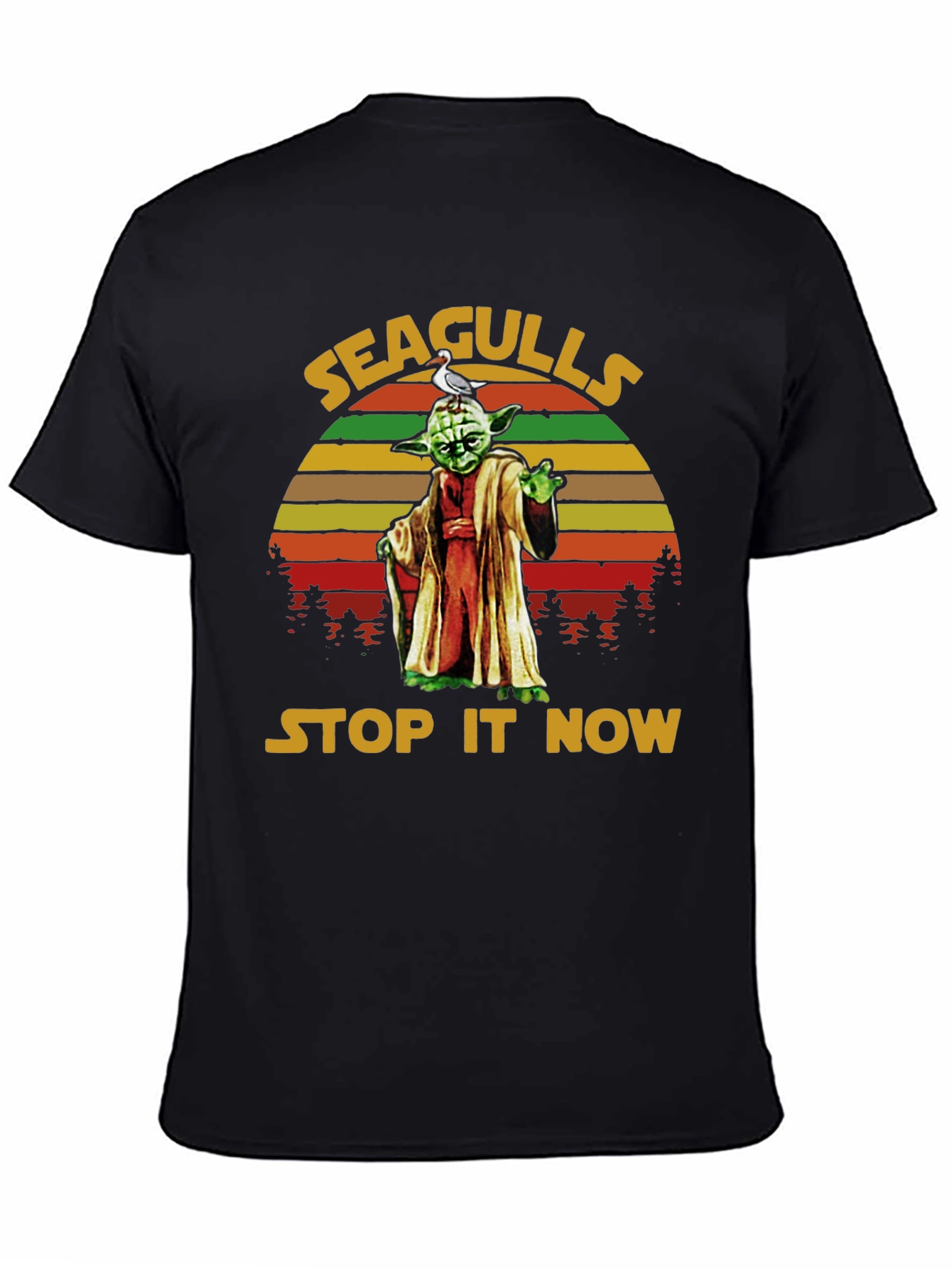 Seagulls Stop It Now Yoda T-Shirt