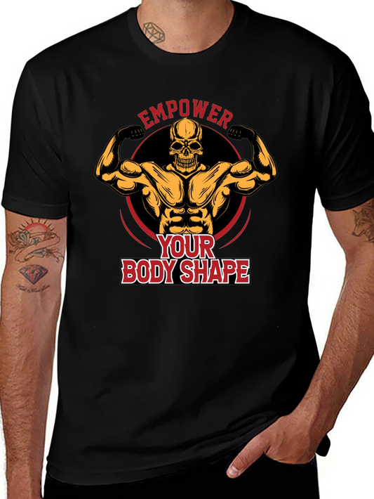 Empower Body Shape Skeleton Graphic T-Shirt
