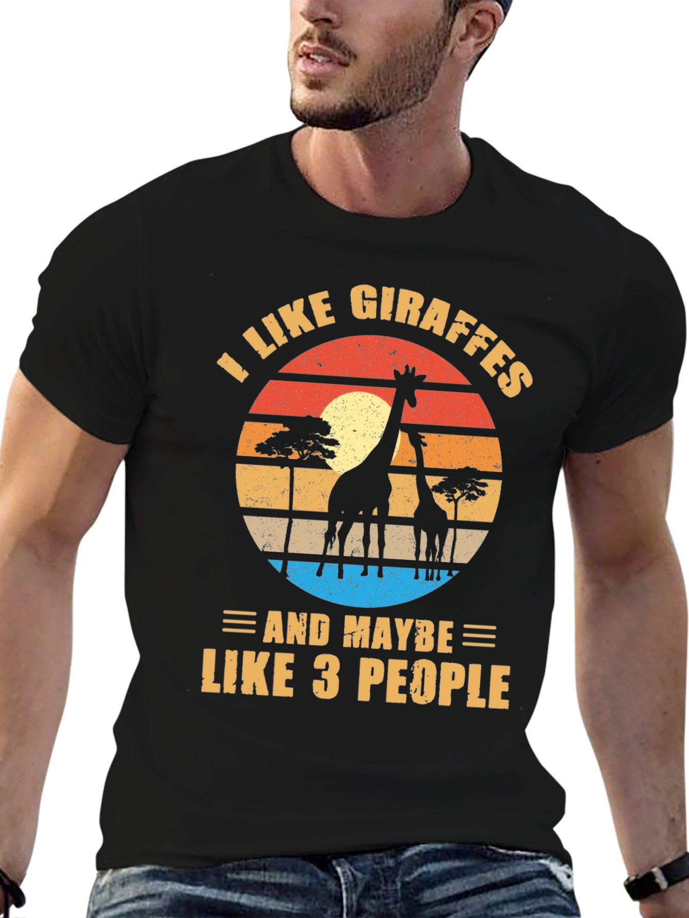 I Like Giraffes T-Shirt Funny Animal Lover Tee