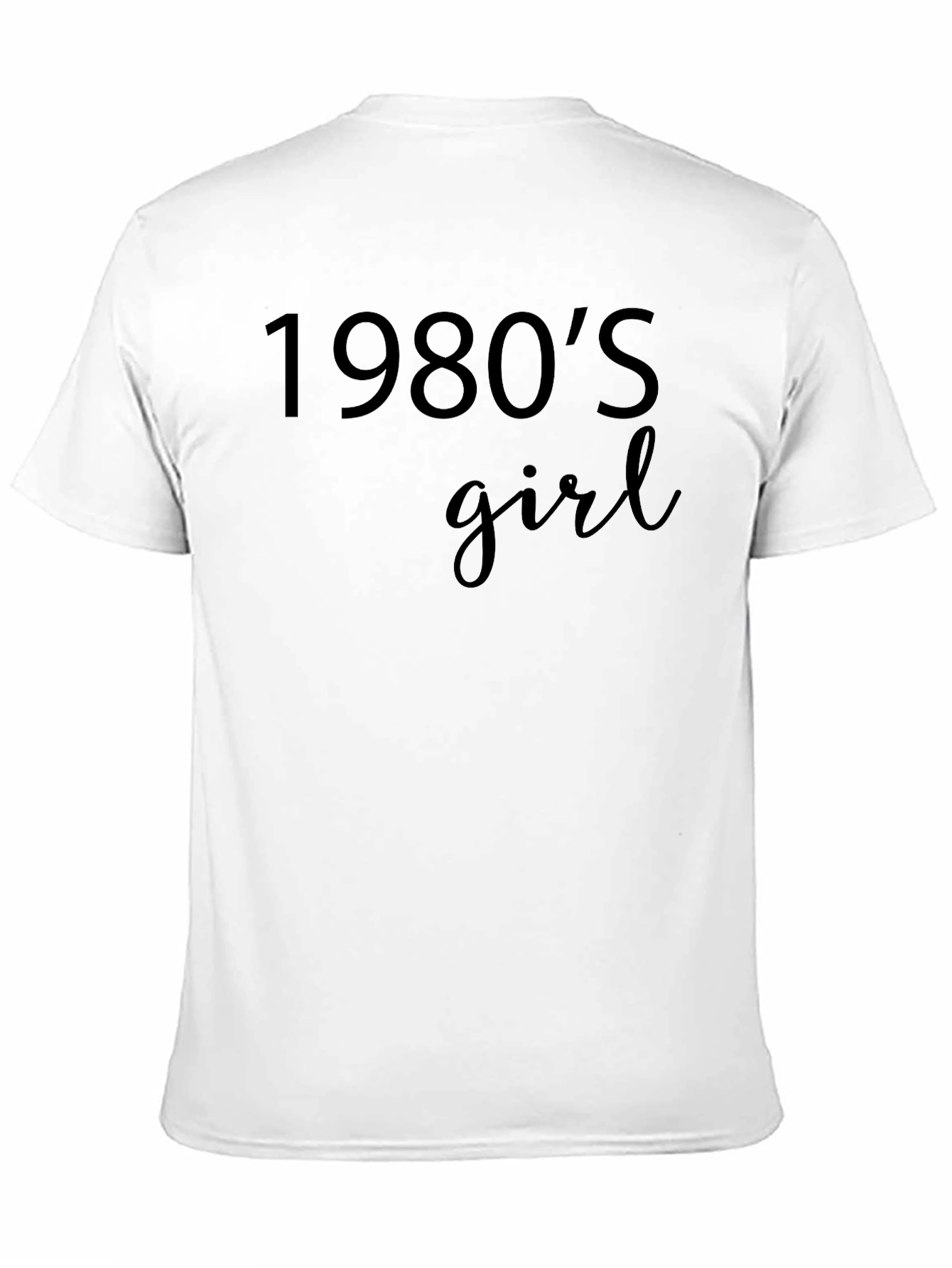 1980s Girl Graphic Tee - Retro Style