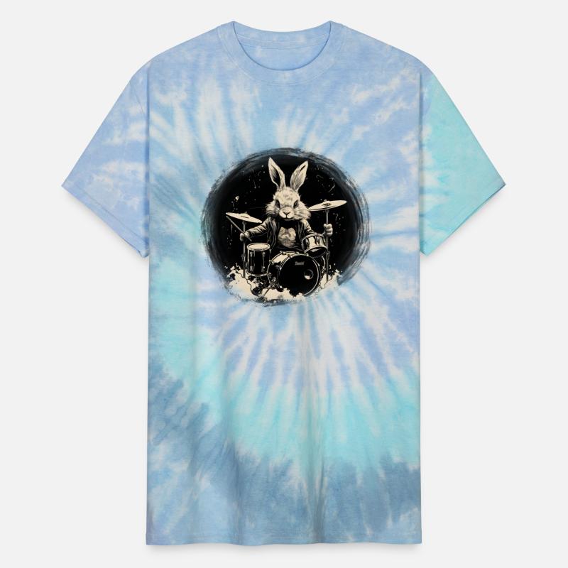 Hop to the Beat: Bunny Playing Drums