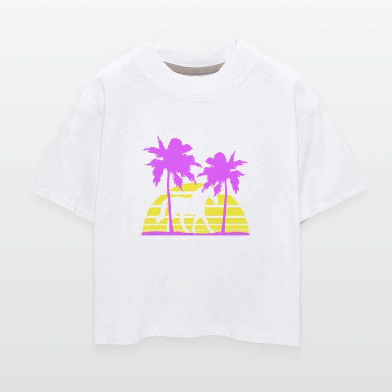 Horse Riding Lines Rider Sun Palm Trees Silhouette