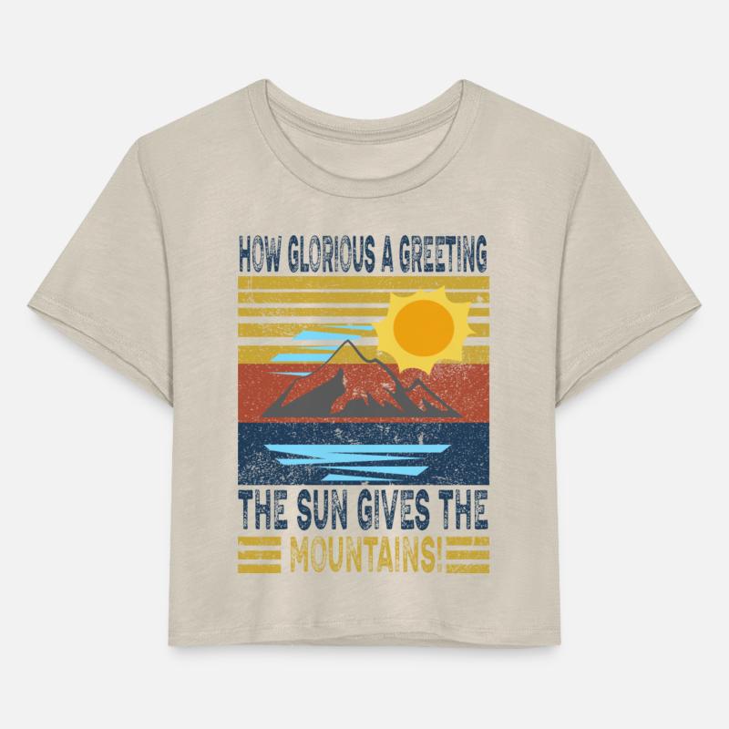 How glorious a greeting the sun gives the mountain