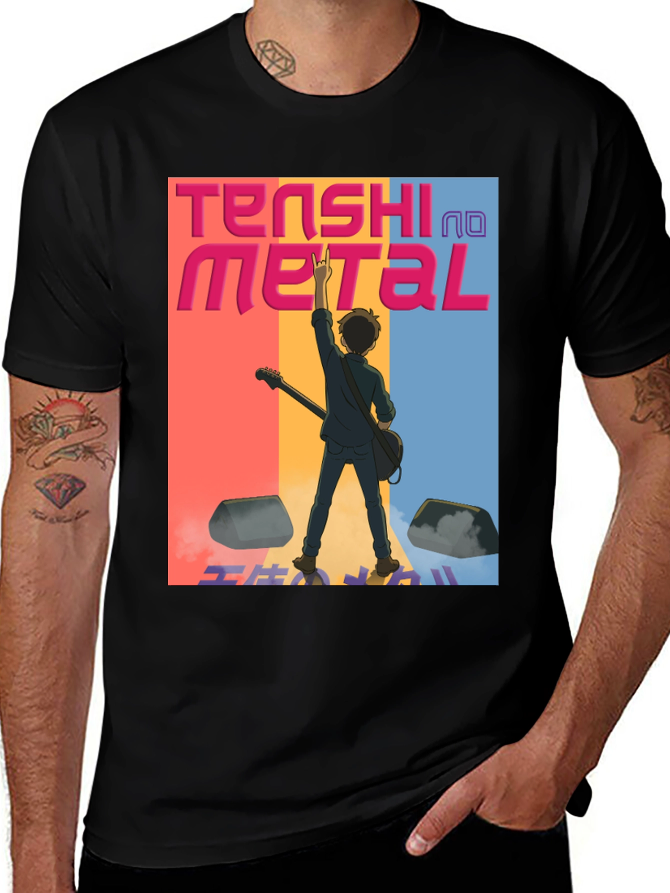 Tenshi No Metal Graphic T-Shirt