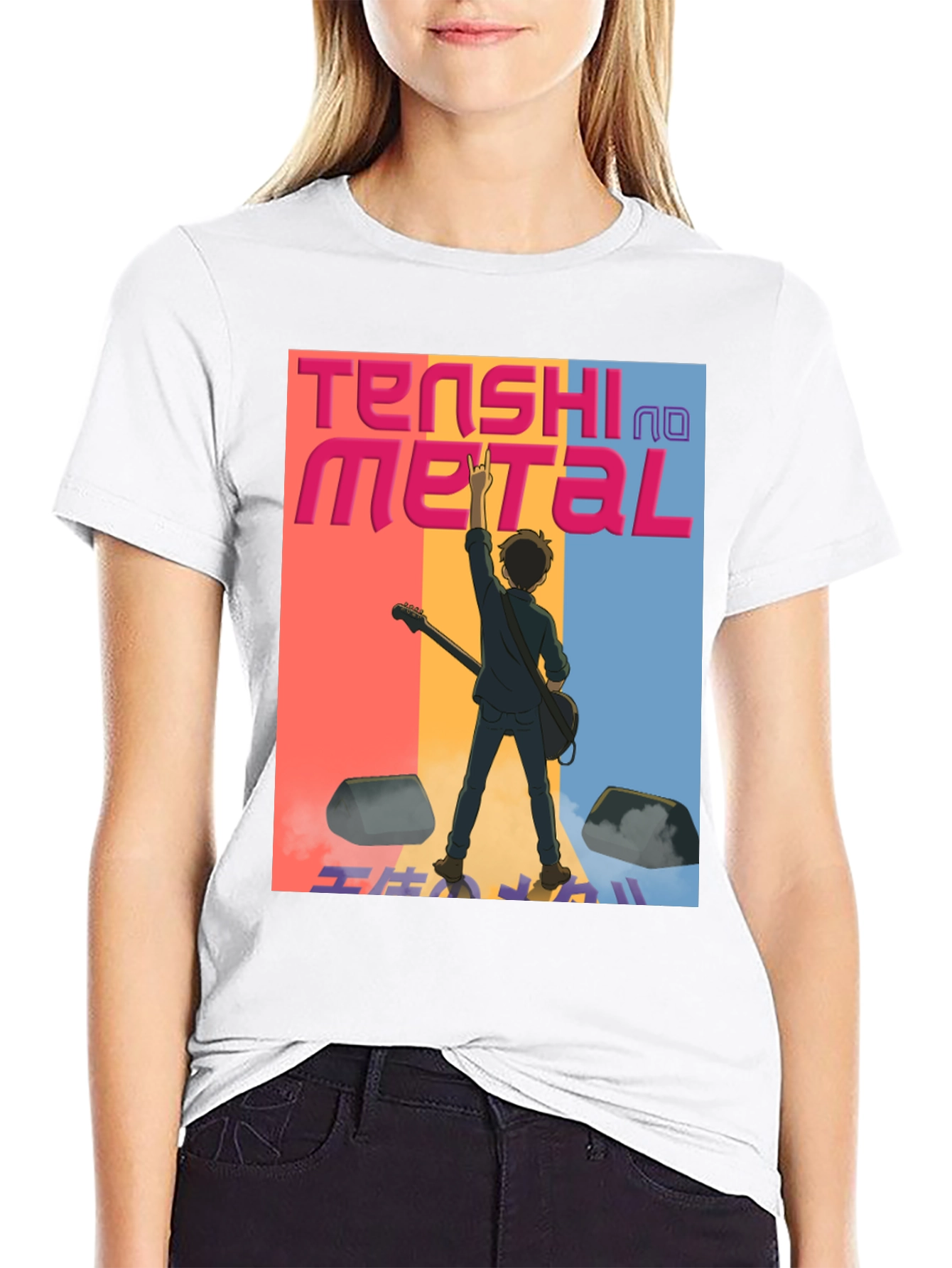 Tenshi No Metal Graphic T-Shirt