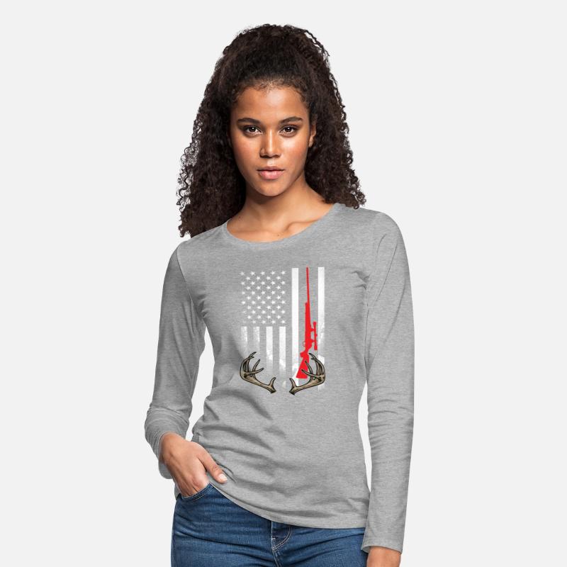 Hunter American Flag Hoodie USA Hunting Deer