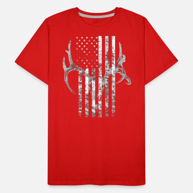 Hunting Deer Skull Flag Hunters