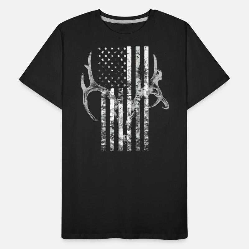Hunting Deer Skull Flag Hunters