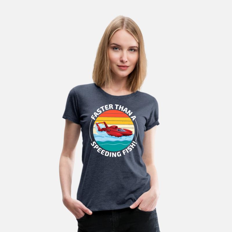 Hydroplane boat Humor: Faster than a Speeding Fish