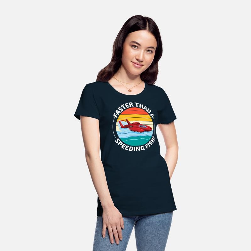 Hydroplane boat Humor: Faster than a Speeding Fish