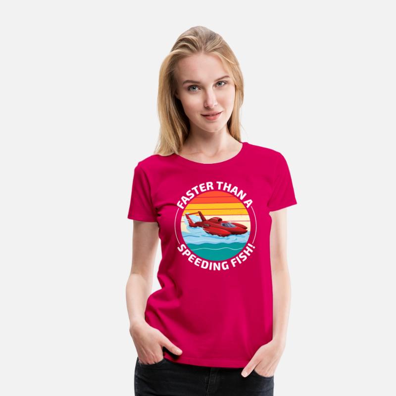 Hydroplane boat Humor: Faster than a Speeding Fish