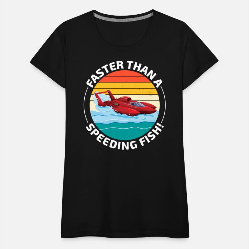 Hydroplane boat Humor: Faster than a Speeding Fish