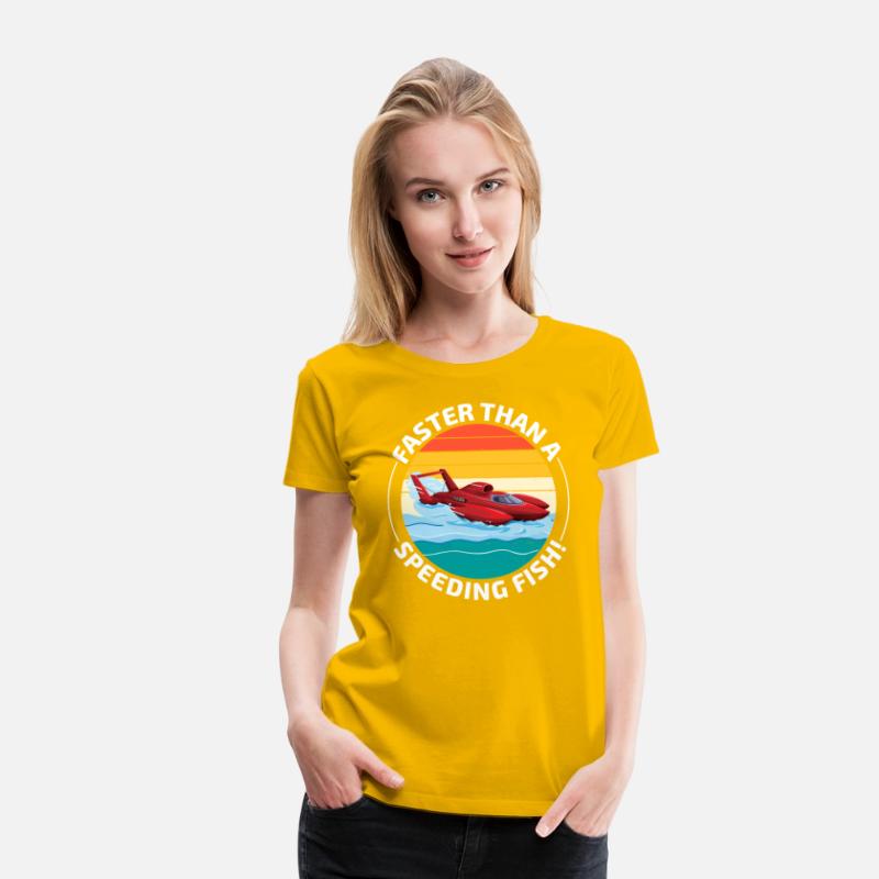Hydroplane boat Humor: Faster than a Speeding Fish