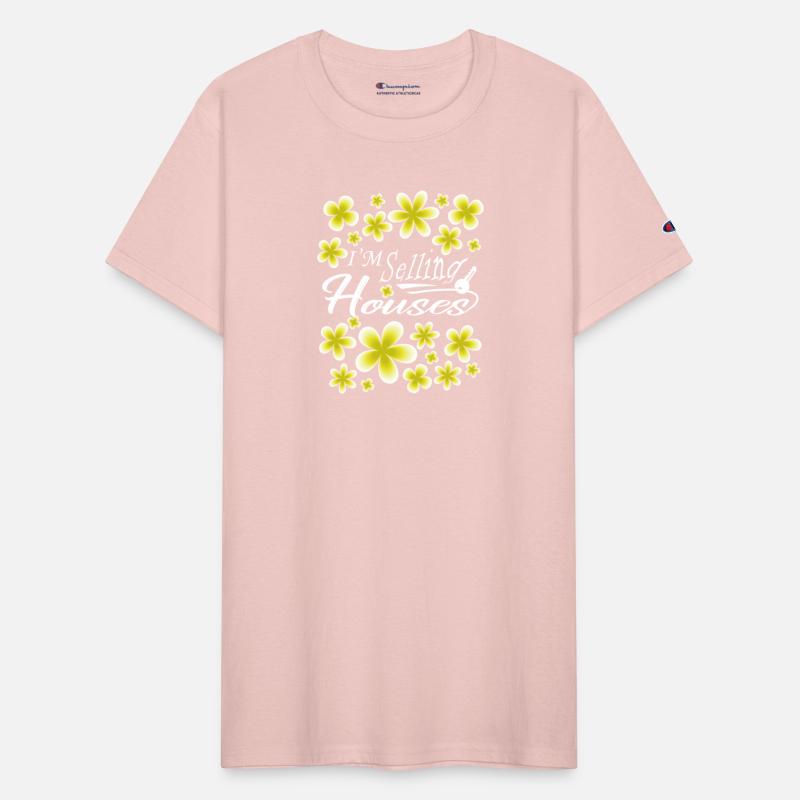 I Am Selling Houses Floral White Text