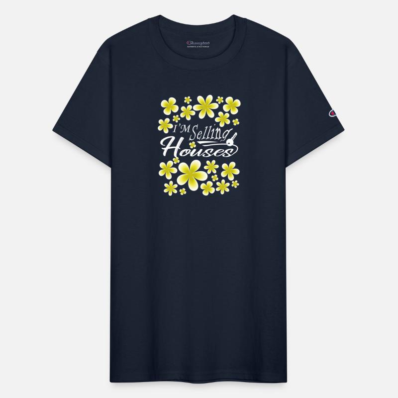 I Am Selling Houses Floral White Text