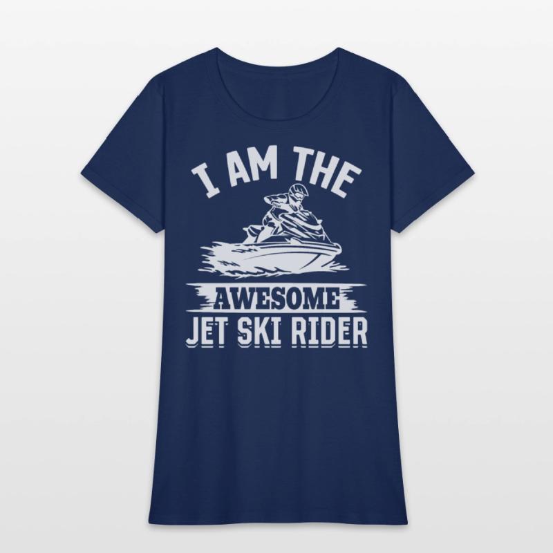 I am the awesome jet ski rider - Funny Jetski Jets