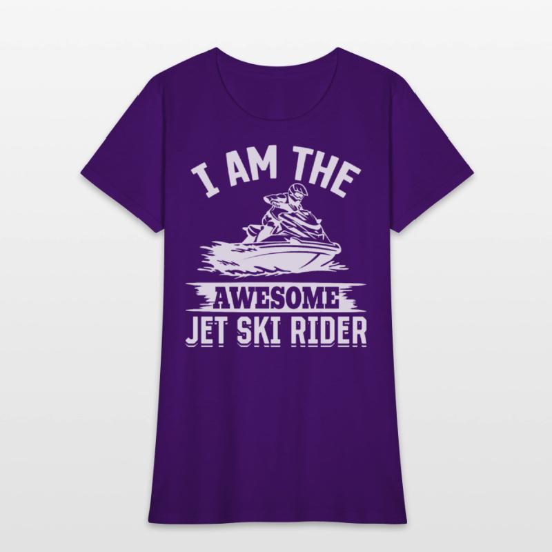 I am the awesome jet ski rider - Funny Jetski Jets
