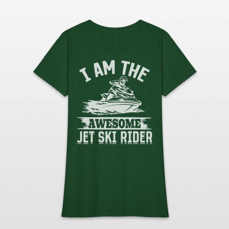 I am the awesome jet ski rider - Funny Jetski Jets
