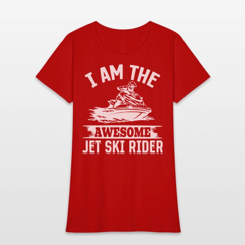 I am the awesome jet ski rider - Funny Jetski Jets