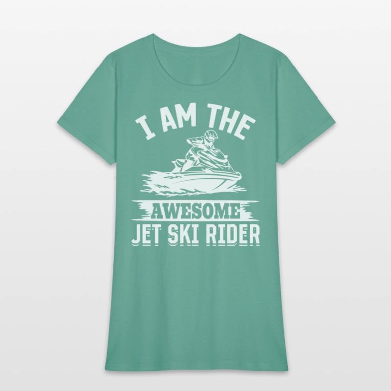 I am the awesome jet ski rider - Funny Jetski Jets