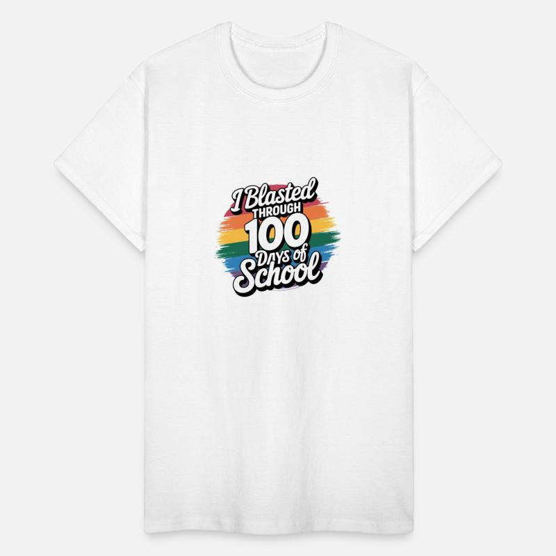 I Blasted Through 100 Days of School Rainbow