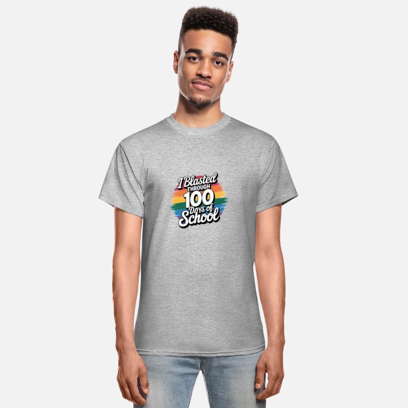 I Blasted Through 100 Days of School Rainbow