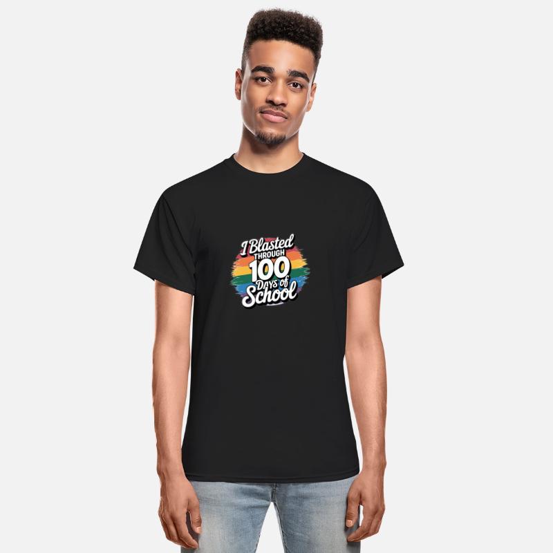 I Blasted Through 100 Days of School Rainbow