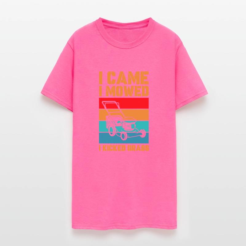 I Came I Mowed I Kicked Grass Vintage