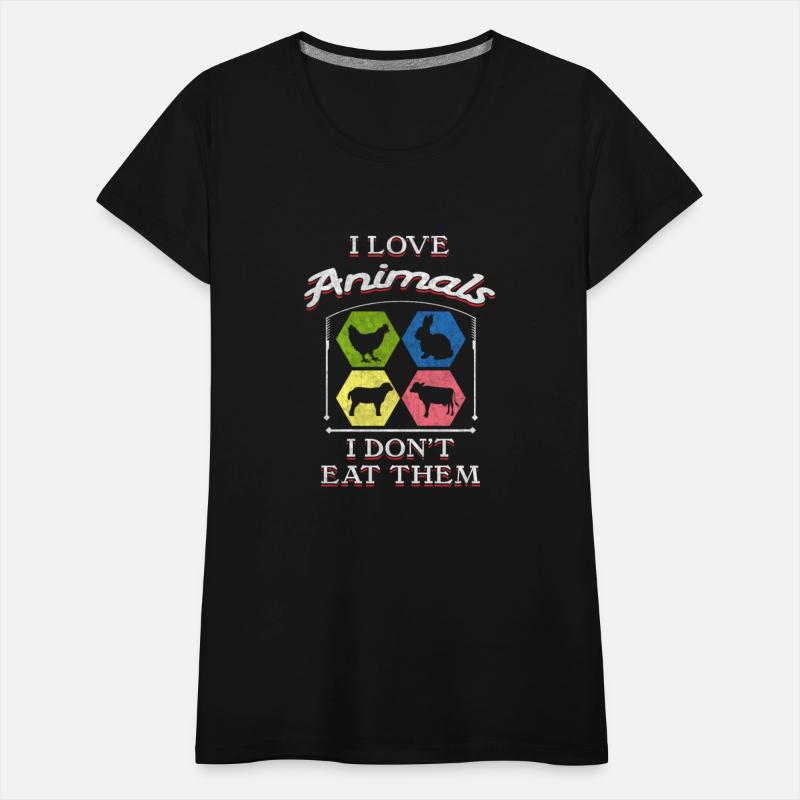 I love animals I don't eat them