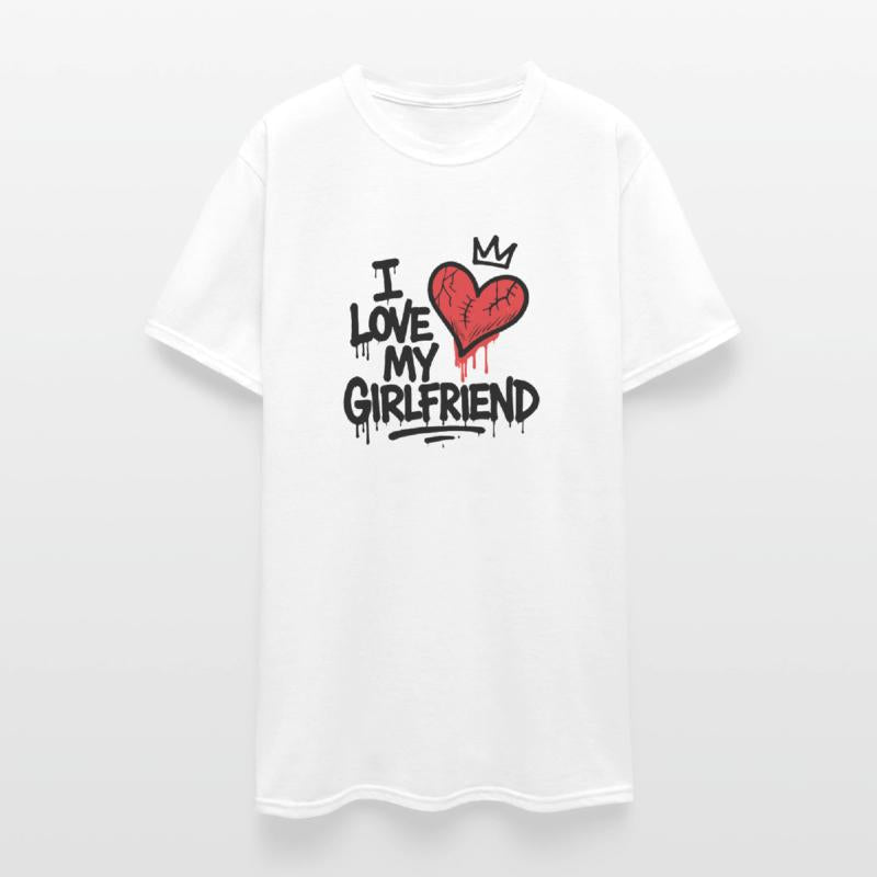 I Love My Girlfriend Graffiti Tee