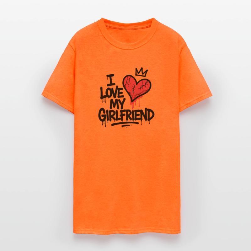 I Love My Girlfriend Graffiti Tee