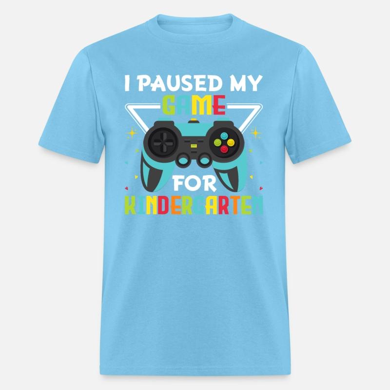 I paused my game for Kindergarten-First day School
