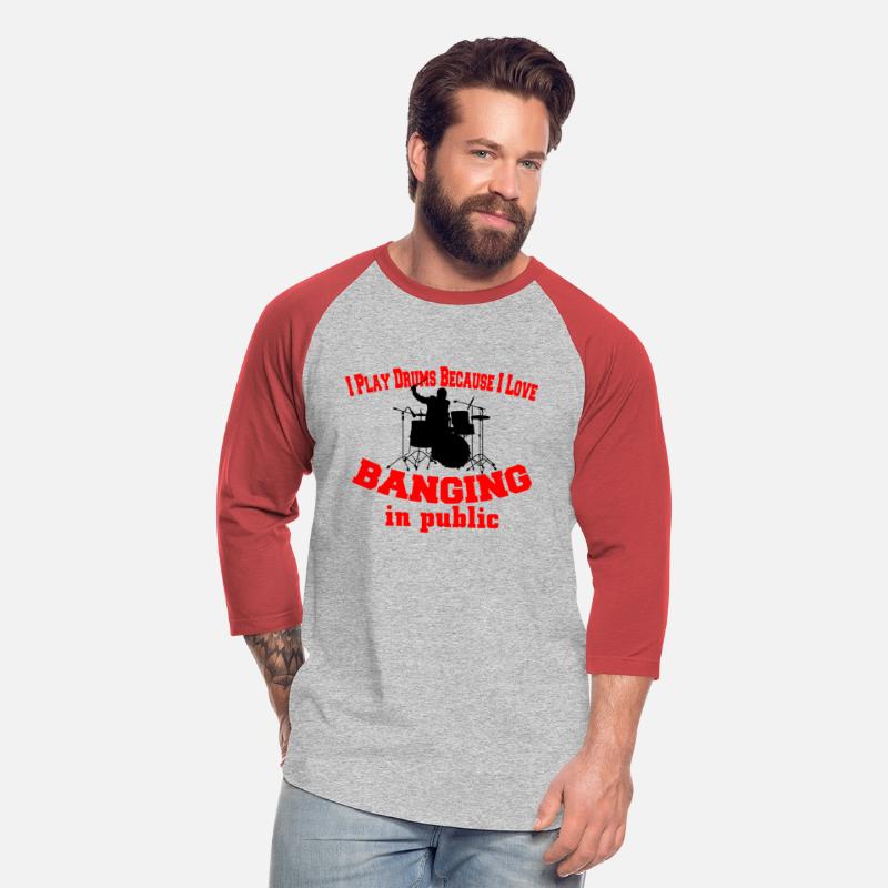 I play drums because I love banging in public