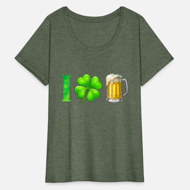 I Shamrock Beer Funny St Patrick's Day I Love Beer