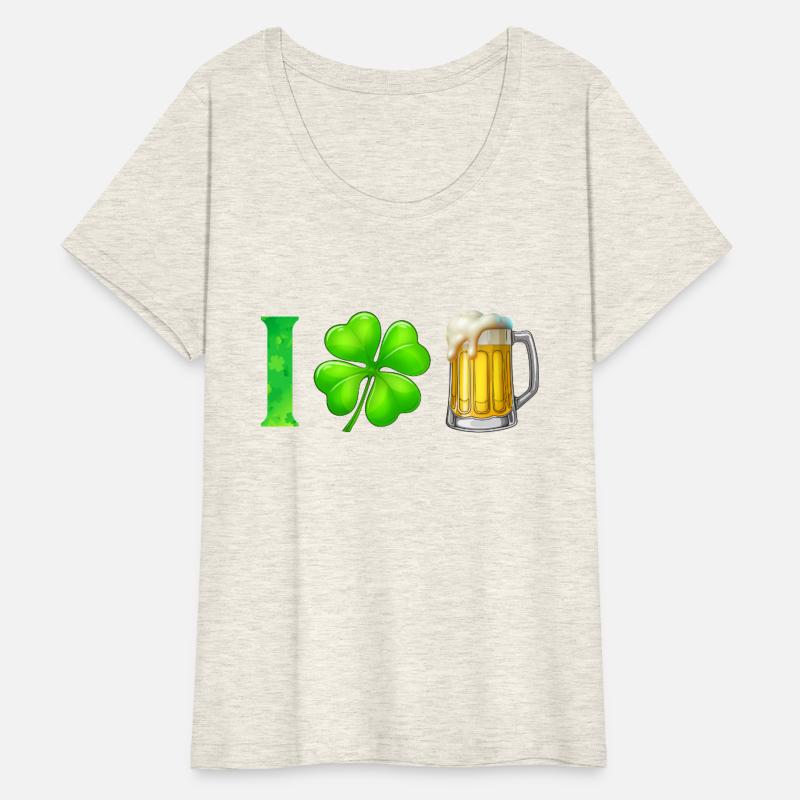 I Shamrock Beer Funny St Patrick's Day I Love Beer