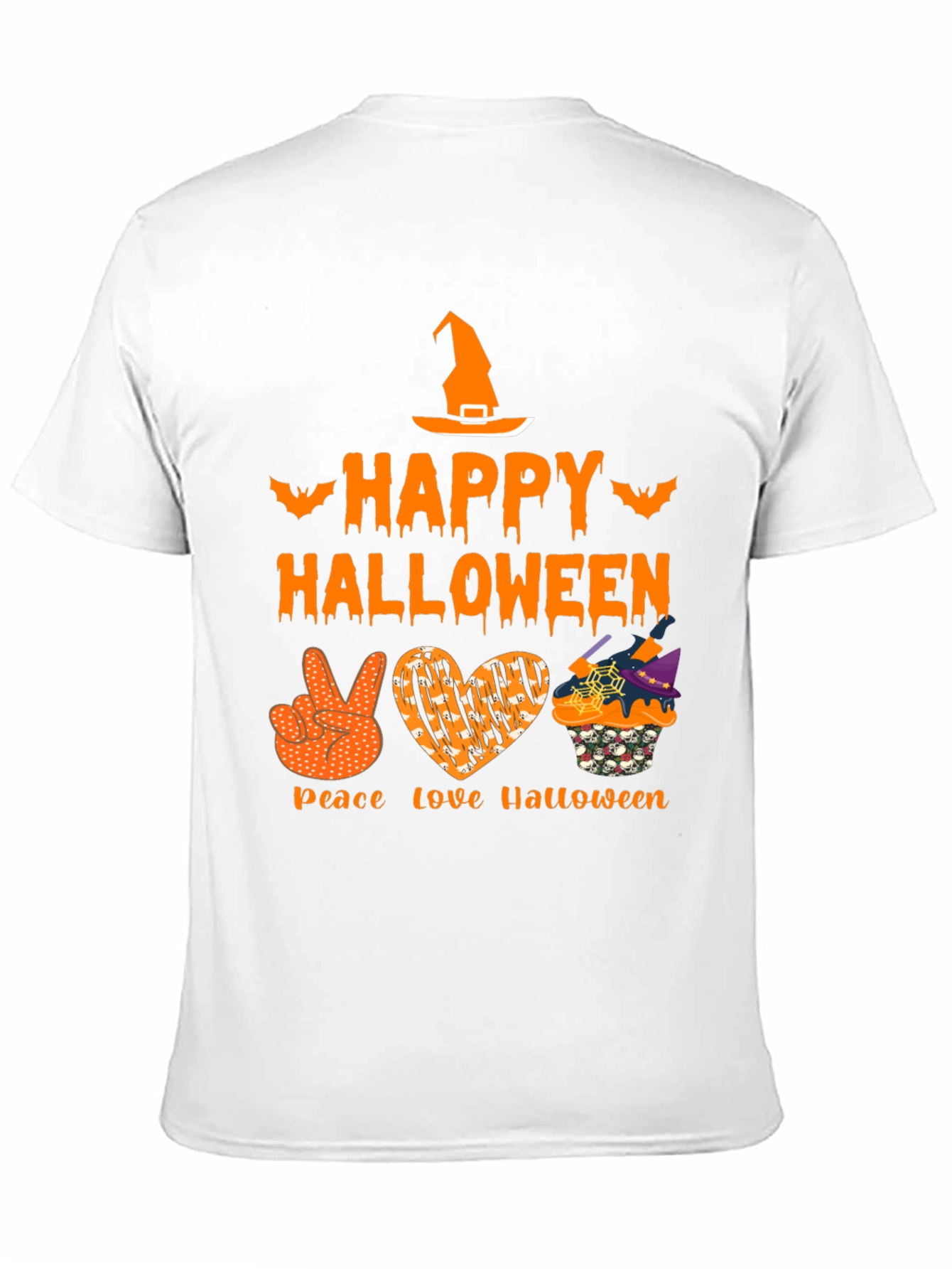 Happy Halloween Peace Love T-Shirt