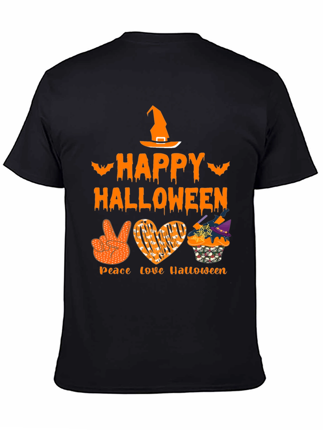 Happy Halloween Peace Love T-Shirt