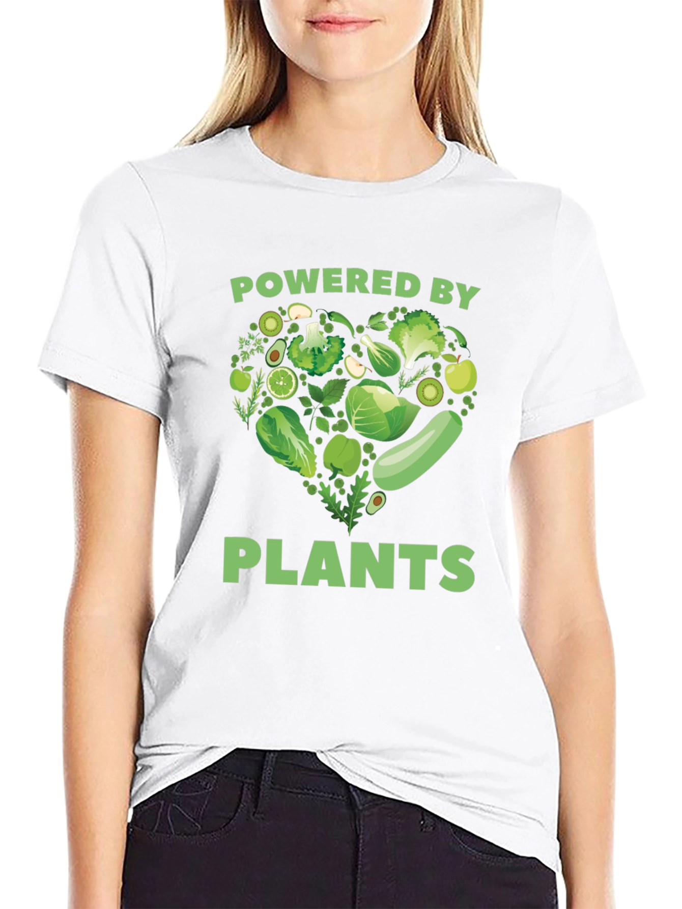 Powered By Plants Vegan Graphic Tee