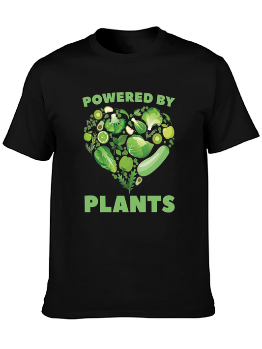 Powered By Plants Vegan Graphic Tee