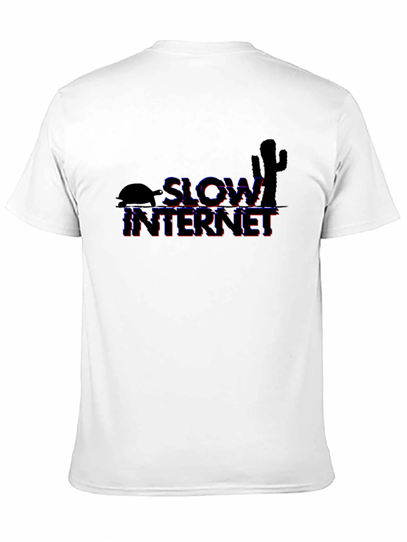 Slow Internet Graphic T-Shirt - Black